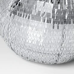 11"x13" Christmas 3D Disco Ball Shape Pillow With Silver Sequins - Wondershop™ -Northlight Shop GUEST 003ab8dc 8323 42a4 933a 5eec7cca03b3