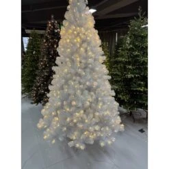 4.5/6/7.5/9/12FT Pre-Lit Artificial Christmas Tree With LEDs, PVC Branch Tips & Metal Stand - Easy Assembly Xmas Tree For Home Office Decor -Northlight Shop GUEST 004ac067 c55b 45b6 8c51 d958f54c080f