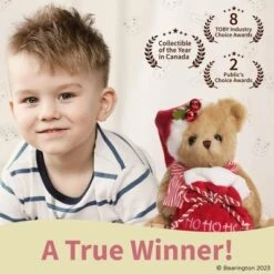 Bearington Jolly Jingles Christmas Bear, 10 Inch Stuffed Christmas Animals, Ideal Christmas Bear Decorations Gift For Toddlers -Northlight Shop GUEST 078ad718 1a6b 4d15 a029 1500555ade23