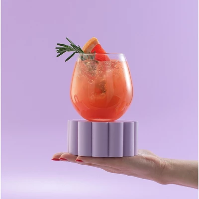 JoyJolt Spirits Stemless Wine Glasses For White Or Red Wine - Set Of 8 -15-Ounces 3 JoyJolt Spirits Stemless Wine Glasses For White Or Red Wine - Set Of 8 -15-Ounces