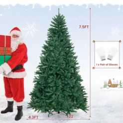Costway 7.5FT Hinged Christmas Tree Unlit Artificial Xmas Decoration W/ 2254 Branch Tips 13 Costway 7.5FT Hinged Christmas Tree Unlit Artificial Xmas Decoration W/ 2254 Branch Tips -Northlight Shop GUEST 0cb896bc a308 43a3 8c44 946bfd31cc1e