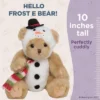 Bearington Frost E Bear Christmas Stuffed Animal, 10 Inch Snowman Plush Teddy Bear Decor, For Ages 3-14 1 Bearington Frost E Bear Christmas Stuffed Animal, 10 Inch Snowman Plush Teddy Bear Decor, For Ages 3-14 -Northlight Shop GUEST 0d8b539a 6a5b 48bb 9c60 ee9957c3c48e
