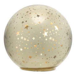 Northlight LED Lighted Stars Glass Globe Christmas Decoration - 6" - Gold -Northlight Shop GUEST 10c9a4f3 16f7 40f4 aac2 a019a1411d19