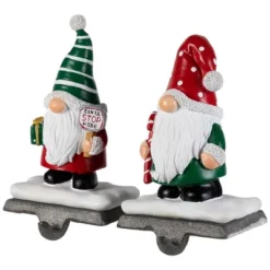 Northlight Santa Gnomes Christmas Stocking Holders - 6.25" - Set Of 2 10 Northlight Santa Gnomes Christmas Stocking Holders - 6.25" - Set Of 2 -Northlight Shop GUEST 129ef8a2 b612 4dc6 9d40 b1bece9ddb8b