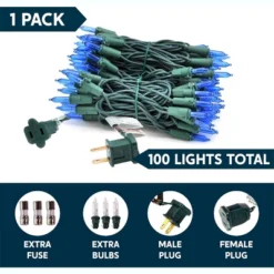 Joyfy 100-count LED Christmas String Lights Outdoor Indoor, Christmas Trees Lights With 26FT Green Wire, Christmas Decorative Lights For Holiday -Northlight Shop GUEST 1617a18d 8129 4952 853e ba5aeb2245db