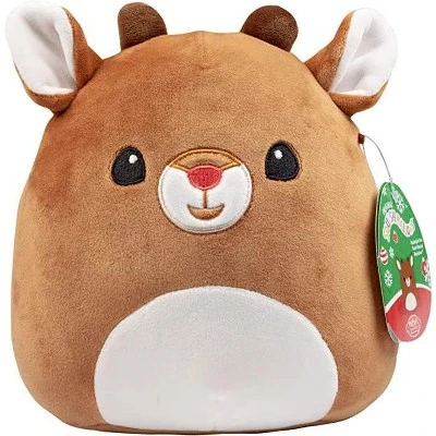 Squishmallows 8-Inch Rudolph & Clarice Set - Rudolph The Red Nosed Reindeer Plush - Collectible Stuffed Animal Toy - Gift For Kids, Girls & Boys 3 Squishmallows 8-Inch Rudolph & Clarice Set - Rudolph The Red Nosed Reindeer Plush - Collectible Stuffed Animal Toy - Gift For Kids, Girls & Boys