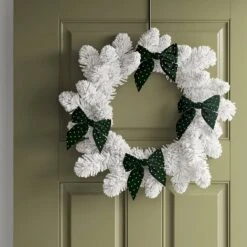 2ct Metallic Polka Dot Christmas Decorative Bow - Wondershop™