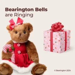 Bearington Christa Cane Stuffed Animal, 14.5 Inch, Christmas Teddy Bear Plush Decoration, For Ages 3-14 -Northlight Shop GUEST 17472328 5d3d 4270 acd7 a90002b0f597