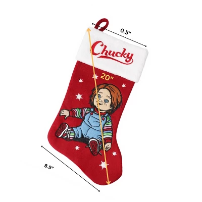Warner Bros Chucky Embroidered Christmas Stocking 4 Warner Bros Chucky Embroidered Christmas Stocking - Image 2