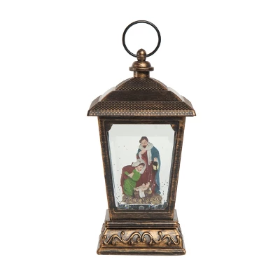 Transpac Plastic Light Up Sparkling Nativity Lantern - Festive Christmas Decorative Object For Holiday Cheer 3 Transpac Plastic Light Up Sparkling Nativity Lantern - Festive Christmas Decorative Object For Holiday Cheer