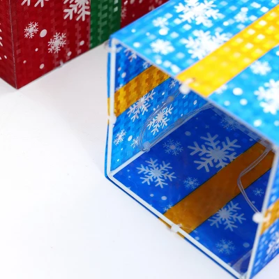 LuxenHome Set Of 3 Colored Presents Lighted Holiday Decoration Multi-Color 15 LuxenHome Set Of 3 Colored Presents Lighted Holiday Decoration Multi-Color - Image 13