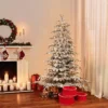 6.5ft Puleo Pre-Lit Flocked Aspen Fir Artificial Christmas Tree Clear Lights 1 6.5ft Puleo Pre-Lit Flocked Aspen Fir Artificial Christmas Tree Clear Lights -Northlight Shop GUEST 1b1d6c70 3ca3 4433 92ae eb27175f329c