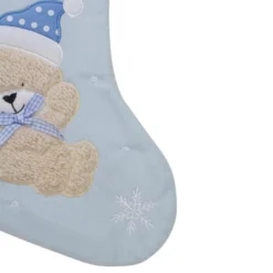 Northlight Baby's 1st Christmas Embroidered Teddy Bear Stocking - 19" - Blue And White 7 Northlight Baby's 1st Christmas Embroidered Teddy Bear Stocking - 19" - Blue And White -Northlight Shop GUEST 1be62a5c 6ebb 41be bbac 945f041f3a30