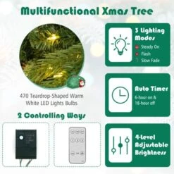 Costway 6 FT Pre-Lit Christmas Tree 3-Minute Quick Shape With Quick Power Connector Timer -Northlight Shop GUEST 1d4f5823 9fdd 4f55 971e bea3a3707db2