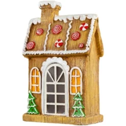 Northlight LED Lighted Peppermint Gingerbread House Christmas Decoration - 14" -Northlight Shop GUEST 26187039 de11 4d0e 96d1 7555318ee799