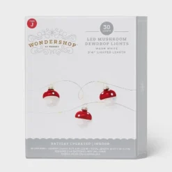 30ct LED Dewdrop With Red Mushrooms Christmas Indoor Novelty String Lights Warm White With Silver Wire - Wondershop™: Fairy Lights 7 30ct LED Dewdrop With Red Mushrooms Christmas Indoor Novelty String Lights Warm White With Silver Wire - Wondershop™: Fairy Lights -Northlight Shop GUEST 29b7d827 6c97 4c3f a5ff f33b1b3adbdc