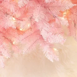 LuxenHome 6Ft Pink Pencil Artificial Tree With Warm White Lights And 8 Light Functions -Northlight Shop GUEST 29ff4e7e 1ab5 4e98 a657 f11f5217b4d8