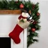 Northlight Cable Knit Christmas Stocking - 20.5" - Red And Beige