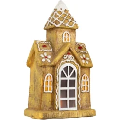 Northlight LED Lighted Gingerbread House With Icing Accents Christmas Decoration - 16" -Northlight Shop GUEST 2f75584a 61e2 4952 8883 5dbbb50b6506