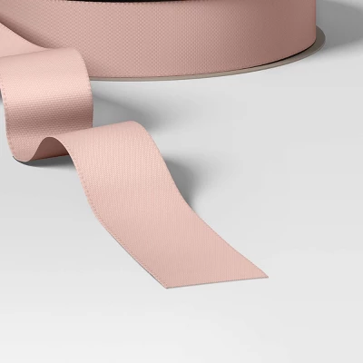 18' Cozy Christmas Premium Ribbon Pink Satin- Wondershop™ 4 18' Cozy Christmas Premium Ribbon Pink Satin- Wondershop™ - Image 2