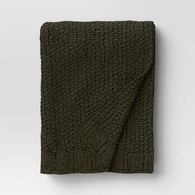 50"x60" Chenille Knit Throw Pillow - Threshold™ 7 50"x60" Chenille Knit Throw Pillow - Threshold™ - Image 5