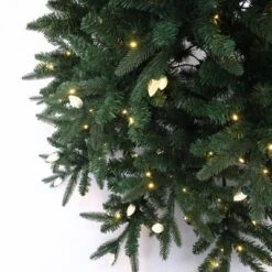 LuxenHome 7.5Ft Pre-Lit Green Slender Artificial Fir Christmas Tree With Metal Stand -Northlight Shop GUEST 33596d60 ac4b 4150 ba34 4d82ea0181ff