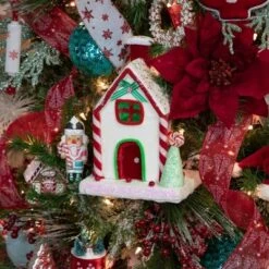 Northlight Peppermint Candy House Christmas Decoration - 11" -Northlight Shop GUEST 3467f50b ec03 42ac 9191 dff6bde08708