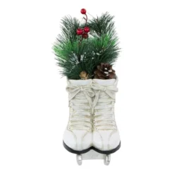 Northlight LED Lighted Ice Skates With Floral Arrangement Christmas Decoration - 12" -Northlight Shop GUEST 36ff8098 cd22 448c 9b1d 3a7f6733d79f