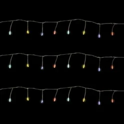 Northlight LED Fairy Water Droplet Christmas String Lights - MultiColor - 6' Silver Wire - 40ct -Northlight Shop GUEST 38faeafd c0e8 4240 8748 4ec6600d8076