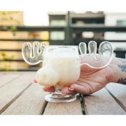 Silver Buffalo National Lampoon's Christmas Vacation Marty Moose 8-Ounce Sculpted Glass Cup -Northlight Shop GUEST 39d5e567 6760 499e be90 784553061a05