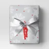 30” 20 Sq Ft Christmas Roll Wrap Silver Snowflake On Grey - Wondershop™ -Northlight Shop GUEST 3ca6bb21 3f46 42fe baae 5475b56ab76a