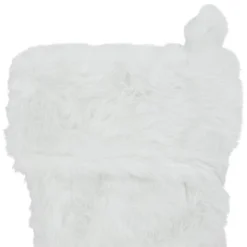 Northlight 19" White Plush Christmas Stocking -Northlight Shop GUEST 3cab7f84 f9ec 4182 a613 9fed08f603e4