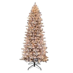 6.5ft Pre-Lit Flocked Forest Fir Artificial Christmas Tree - Puleo -Northlight Shop GUEST 3e52dc6c 6695 4f3b a858 ddb9d7452d6a