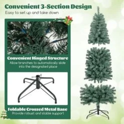 Costway 4.5/6.5/7.5/9 FT Artificial Xmas Tree With 256/556/724/1168 Branch Tips 100/200/250/500 LED Lights 9 Lighting Modes -Northlight Shop GUEST 3f6747df f1de 4214 a09c cd3b14fd7279