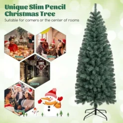 Costway 4.5/6.5/7.5/9 FT Artificial Xmas Tree With 256/556/724/1168 Branch Tips 100/200/250/500 LED Lights 9 Lighting Modes -Northlight Shop GUEST 3fc0be94 99f9 4135 8124 96c16e27771c