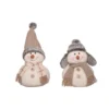 Transpac Plush Rustic Plaid Snowman Set Of 2 Decorative Figurines For Christmas Indoor Tabletop Decorations -Northlight Shop GUEST 41a4b5df 6c9a 4c76 b38e d3b762a2e7f7