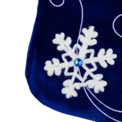 Northlight 20.5-Inch Royal Blue Velvet And White Snowflake Christmas Stocking -Northlight Shop GUEST 43e6e45f bf5b 4f37 b65e b688d553c371