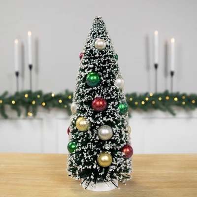 Northlight 12” Green Frosted Sisal Pine Artificial Tree Christmas Tabletop Decor 3 Northlight 12” Green Frosted Sisal Pine Artificial Tree Christmas Tabletop Decor
