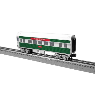 Lionel Plastic Christmas Streamlined Passenger Coach Boxcar Toy Vehicle: O Gauge Non-Powered Model Train Accessory 3 Lionel Plastic Christmas Streamlined Passenger Coach Boxcar Toy Vehicle: O Gauge Non-Powered Model Train Accessory