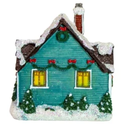 Northlight LED Lighted Snowy House Christmas Village Decoration - 5.5" - Green -Northlight Shop GUEST 481115ef ce9f 4d41 a680 2063d3366f79