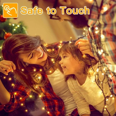 Ollny 400 LED Warm White Christmas Lights (Green Cable, Plug In, 8 Modes) 11 Ollny 400 LED Warm White Christmas Lights (Green Cable, Plug In, 8 Modes) - Image 9