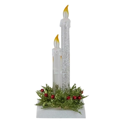 Northlight 9" Battery Operated LED Lighted Candle Christmas Stocking Holder 5 Northlight 9" Battery Operated LED Lighted Candle Christmas Stocking Holder - Image 3