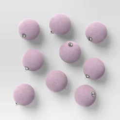 9ct 80mm Christmas Flocked Ball Ornament Set - Wondershop™ -Northlight Shop GUEST 4ac453ed 8da5 45a2 a4e5 e744b3e245cb