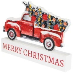 Northlight Pickup Truck Merry Christmas Wooden Decoration - 9" -Northlight Shop GUEST 4af1d771 6132 4b3a a7a3 39fbb557c0e0