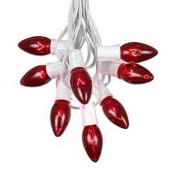 Novelty Lights 100 Feet C9 Christmas String Light Set, Vintage Holiday Hanging Light Set, White Wire -Northlight Shop GUEST 4dce6fd7 e2e4 408d b2c7 826fae83898e