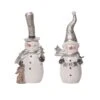 Transpac Small Metallic Snowman Figurine Set Of 2 Christmas Home Decorations Resin Decorative Objects -Northlight Shop GUEST 4e423a2b bbf0 4237 b180 4fd174b1611b