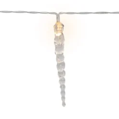 Northlight Icicle String Christmas Light Set - Warm White - 4.5' Clear Wire - 10ct 11 Northlight Icicle String Christmas Light Set - Warm White - 4.5' Clear Wire - 10ct -Northlight Shop GUEST 4ebd1401 d337 403c 9aea 710599489554