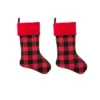 2pk 20in HangRight Buffalo Check Christmas Stocking Black/Red - Haute Decor -Northlight Shop GUEST 4ed0aac8 49ae 4a3f 99df e4d0a84455c7