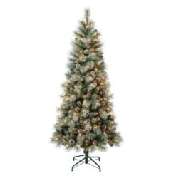 National Tree Company First Traditions Pre-Lit Perry Pine Hinged Artificial Christmas Tree Clear Lights -Northlight Shop GUEST 4fbf088b e403 4d0e 937b 790dbccf137b