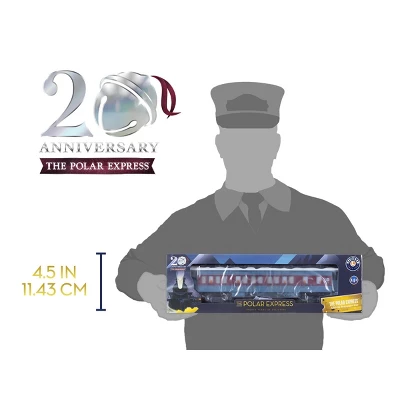 Lionel The Polar Express 20th Anniversary Add-On Coach - White Roof: O Scale Toy Vehicle Accessory 5 Lionel The Polar Express 20th Anniversary Add-On Coach - White Roof: O Scale Toy Vehicle Accessory - Image 3